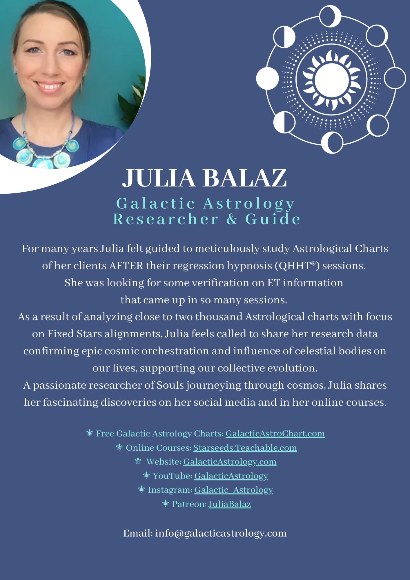 Julia Balaz Flyer